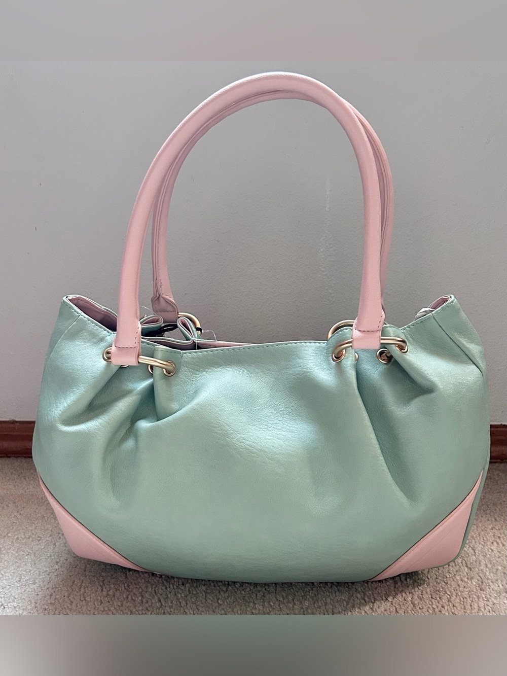 Juicy Couture Royal To Juicy Satchel Frosty Green Y2K Retro Barbiecore NWT - Picture 4 of 12